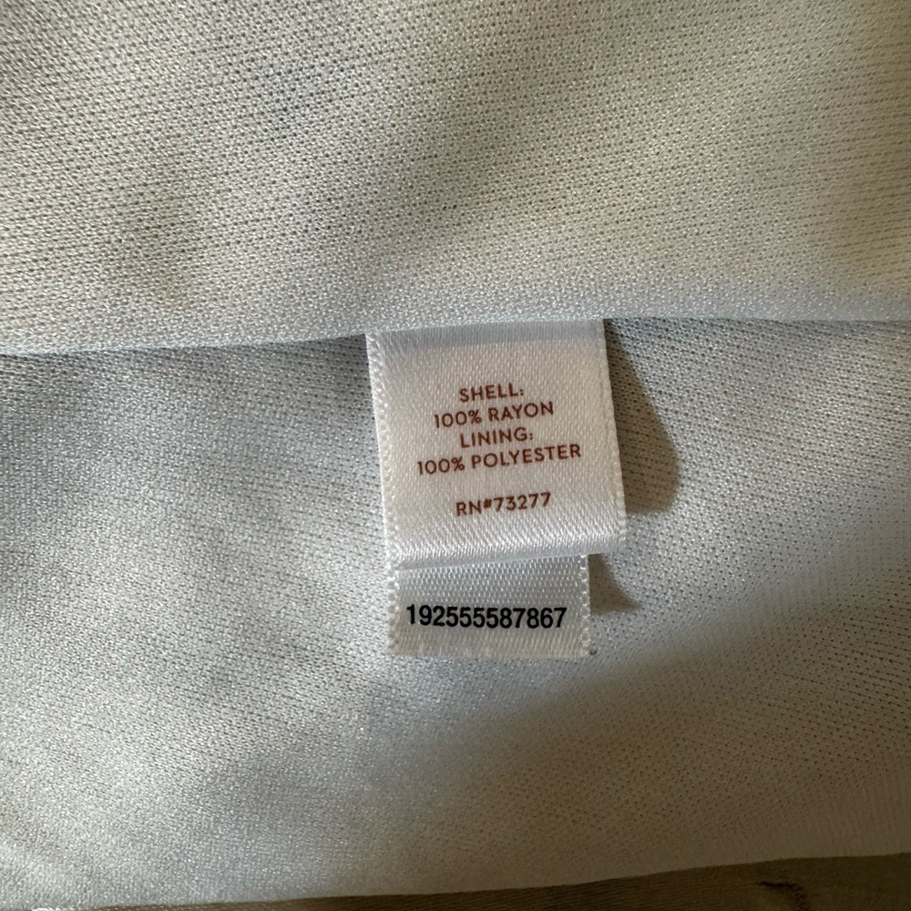 LC Lauren Conrad White Floral Mini Dress Sz L - Picture 15 of 16
